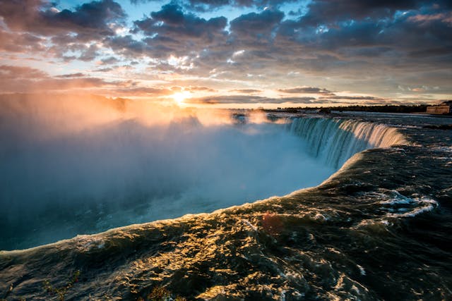 Niagara Falls sunset